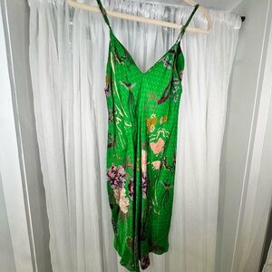 Zara Green Floral Dress